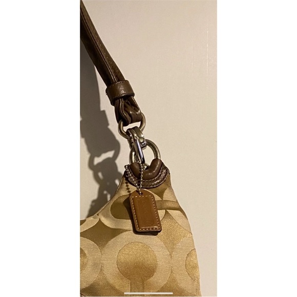Coach vintage CC signature print canvas satchel handbag - Picture 7 of 8